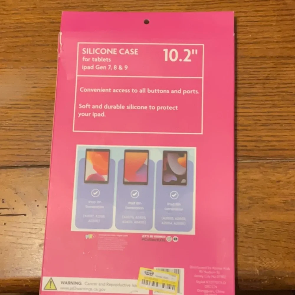 New in package LOL 3D silicone case 10.2 tablet iPad gen 7, 8, and 9